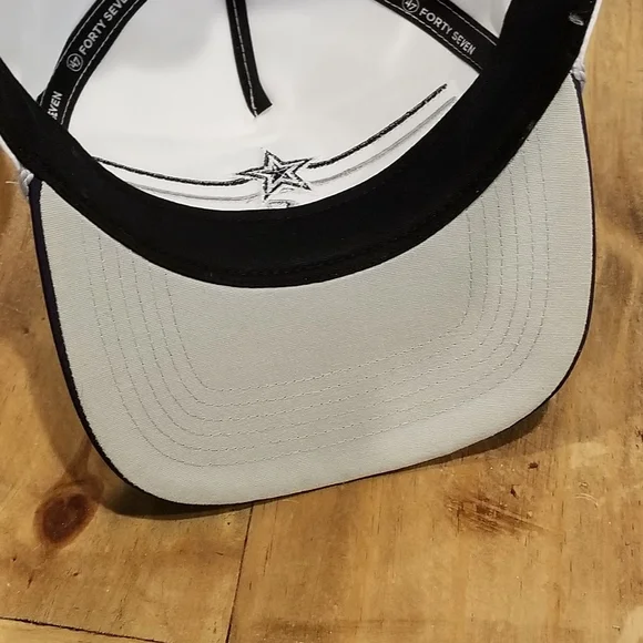 Dallas Cowboys Hat Snapback 47 Brand Nylon Lightweight Rope White One Size NFL - Picture 6 of 11